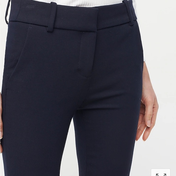 Cameron slim crop pant in bi-stretch cotton blend - Picture 3 of 4